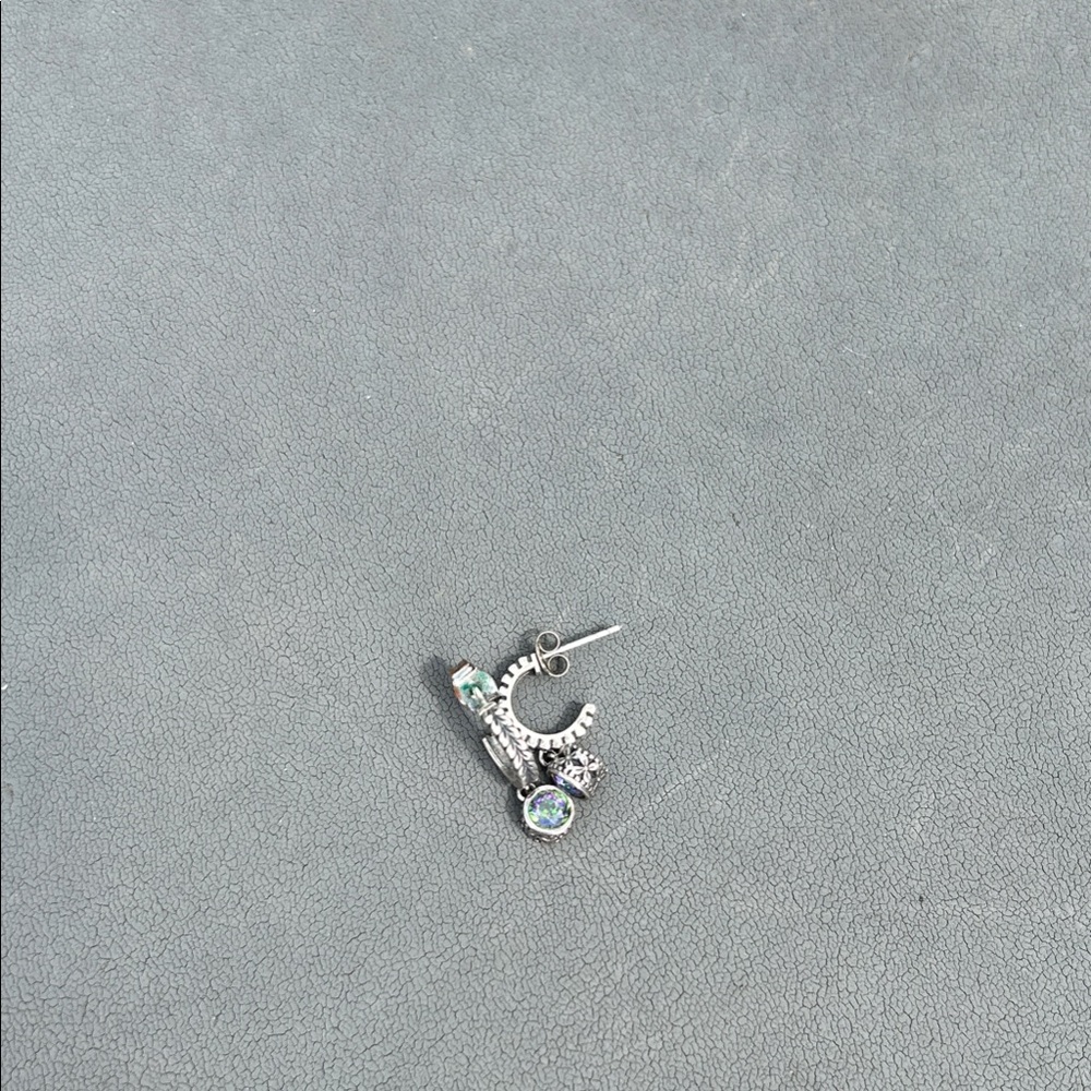 Elegant Silver Crescent Moon Earrings